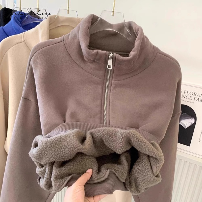 IUIU YOGO丝绒加绒秋冬立领健身半拉链卫衣女宽松休闲瑜伽外套,运动/瑜伽/健身/球迷用品,瑜伽外套,淘宝优惠券,粉丝福利购,淘宝优惠卷