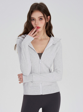 IUIU YOGO秋冬瑜伽服上衣运动外套女修身显瘦户外训练健身服长袖