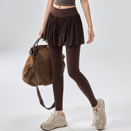 IuIu秋季假两件瑜伽运动跑步裙裤