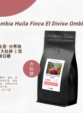 COSY哥伦比亚咖啡豆分界线庄园大肚脐双重发酵轻烘焙精品手冲咖啡