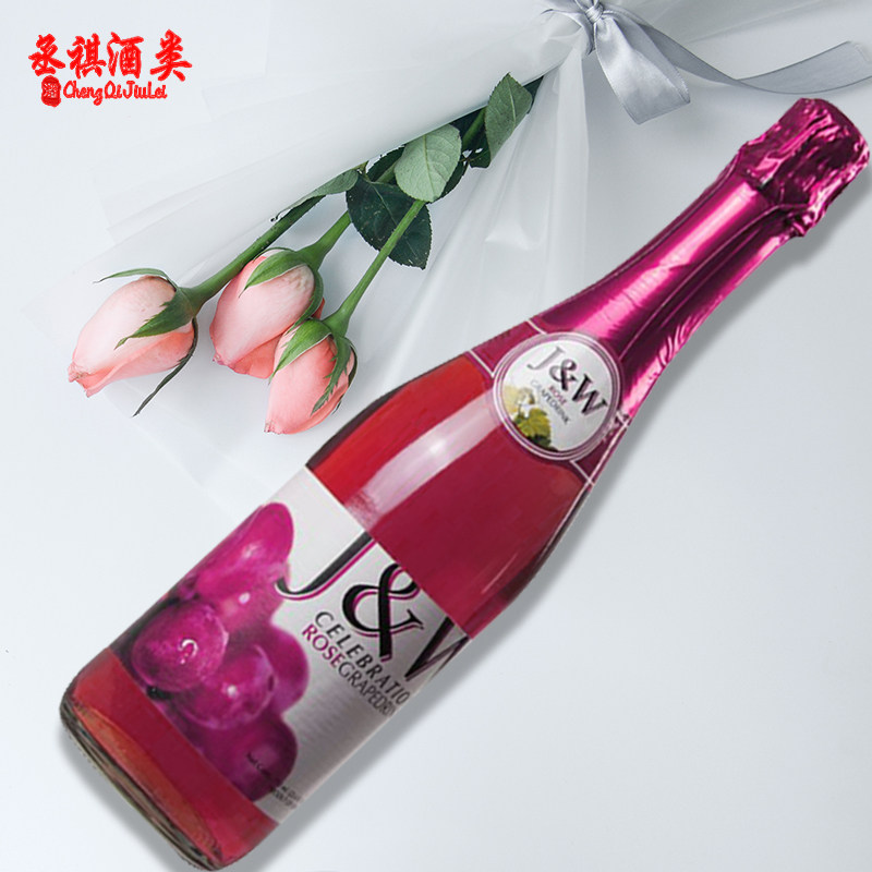 西班牙原装进口J&W艾加红葡萄汁饮料(充气型)无酒精起泡 桃红色在类目 酒类, 葡萄酒中 - 来自Buy2taobao.com提供专业的淘宝代购服务