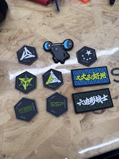 SSP铁牛老午士气章 pvc 魔术贴