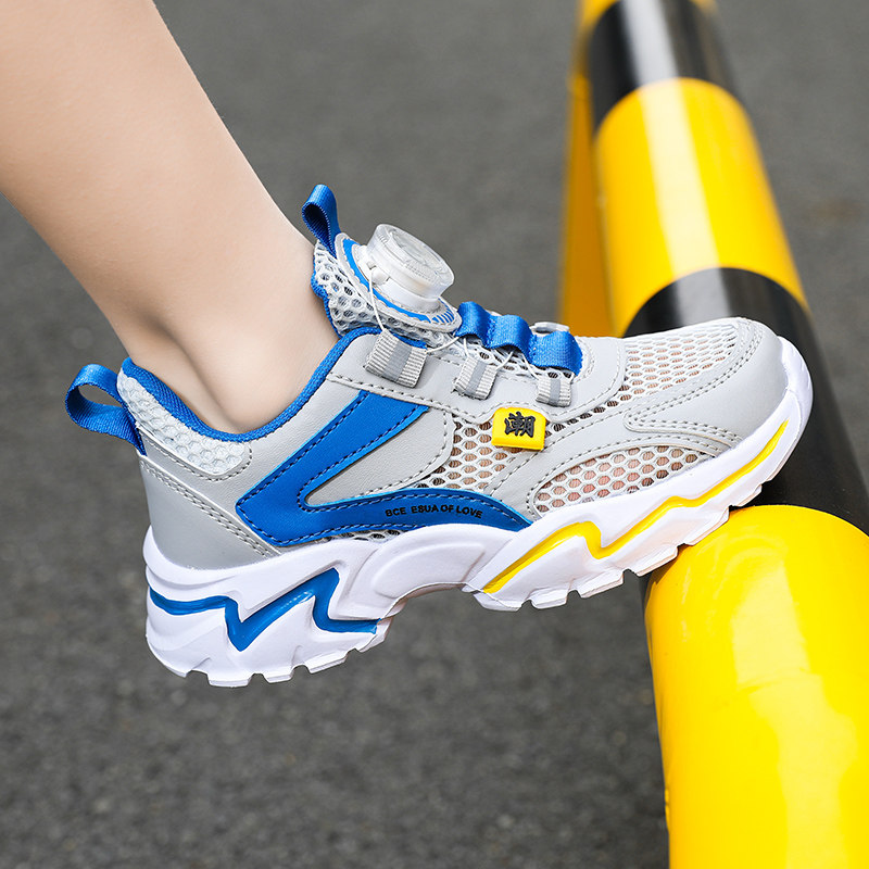 回力男童鞋夏季镂空透气单网鞋2026新款儿童超轻运动鞋网眼跑步鞋