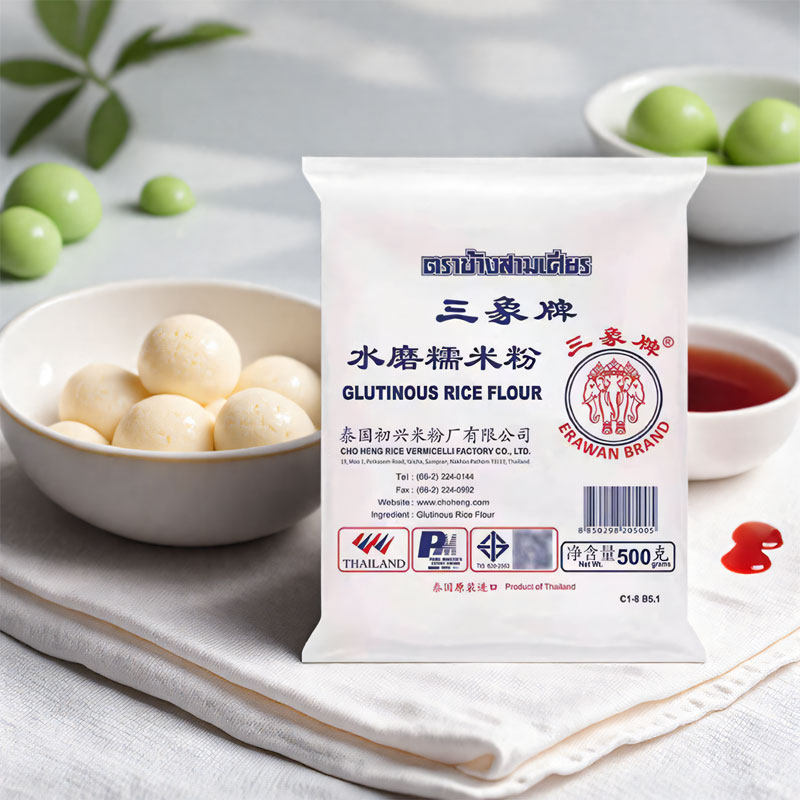 泰国三象牌水磨糯米粉500g