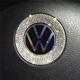 大众方向盘车标改装 2021及22款 途铠途岳新朗逸帕萨特polo钻饰贴纸