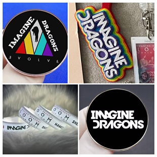 2026IMAGINE DRAGONS梦龙乐队粉丝应援荧光棒背包挂件定制应援物