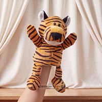 Rabbit and turtle hand dolls, cute animal plush toys, soothing dolls, lion dolls, children's birthday gifts thumbnail 7