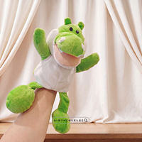 Rabbit and turtle hand dolls, cute animal plush toys, soothing dolls, lion dolls, children's birthday gifts thumbnail 5
