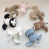 趴趴熊猫玩偶小猪公仔大象毛绒玩具恐龙可爱安抚娃娃树懒生日礼物