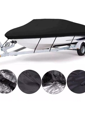 420D黑色船罩防雨雪钓鱼船路亚船罩充气船橡皮艇冲锋舟船罩保护罩