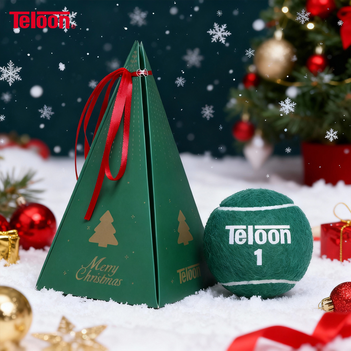 TELOON天龙网球圣诞节礼盒装