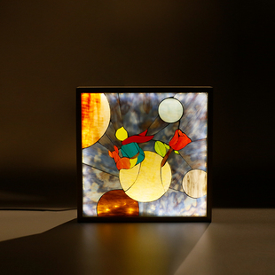 那儿nar小王子周边礼物摆件小夜灯桌面灯家居亲子宅家DIY材料包