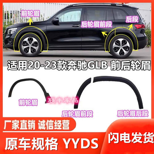 奔驰20-23款GLB前轮轮眉