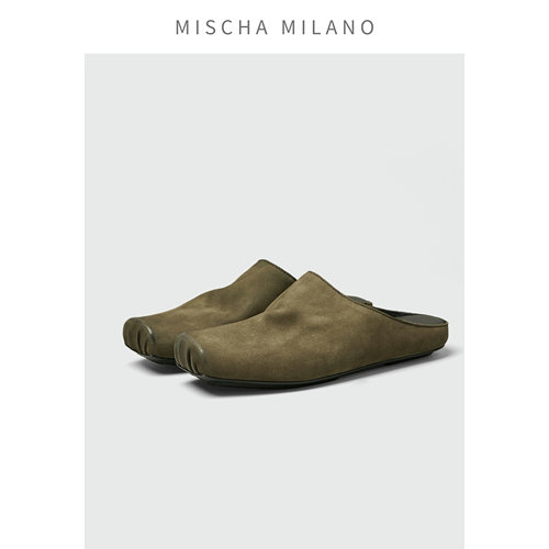 超软脚感!!包头半拖猪鼻子拖鞋女