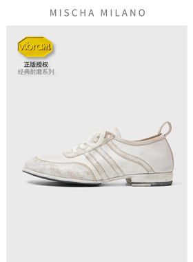 【DIY涂鸦】意大利mischa&vibram小众设计2026新款德训鞋女休闲鞋
