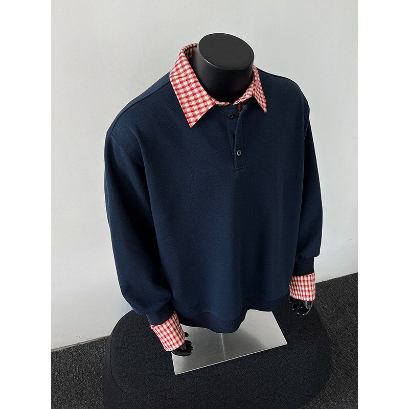 特P58 无差价新款春季百搭潮流假两件长袖卫衣-HW3707 假模风,男装,卫衣,淘宝优惠券,粉丝福利购,淘宝优惠卷