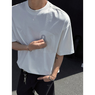 ST005 抖音品质夏季 T恤B315 潮流拉链设计宽松短袖 特p35控68 新款