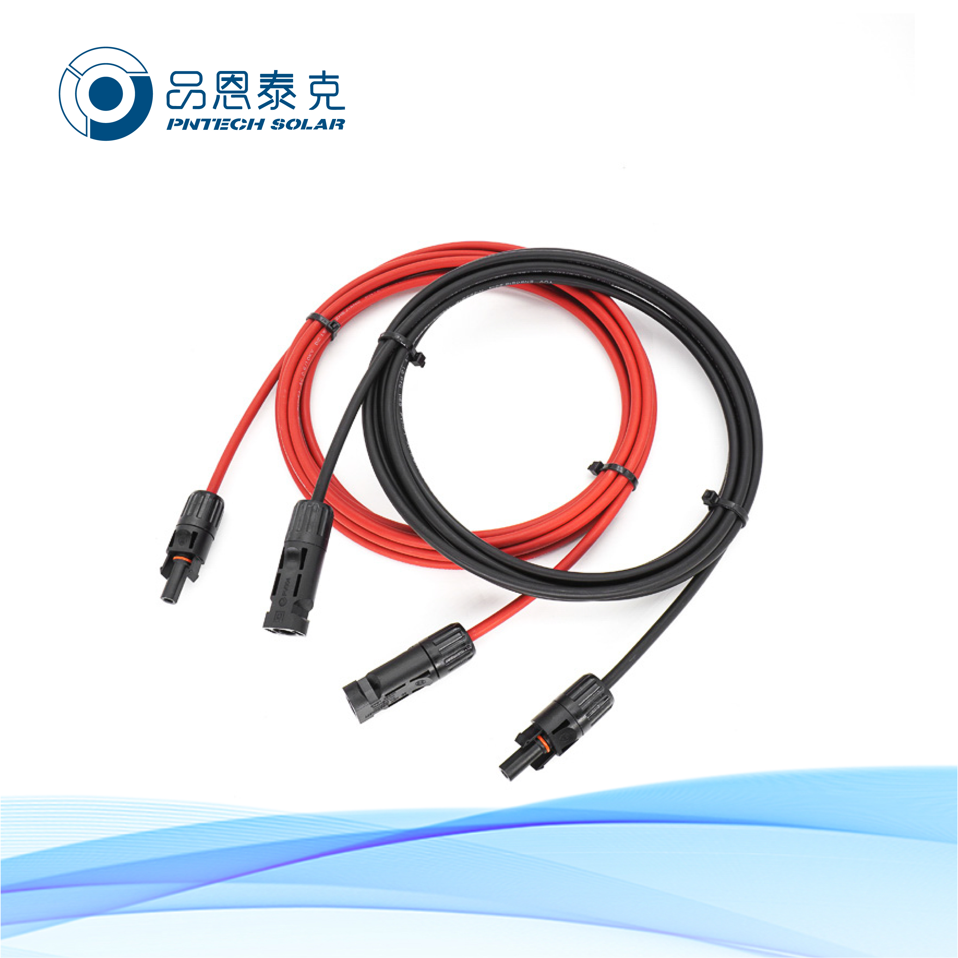 品恩泰克 双头DC-DC CE认证光伏电缆延长线 端子带MC4连接器