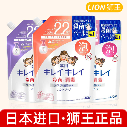 日本进口泡沫型洗手液袋装家庭装
