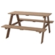 IKEA宜家 瑞索儿童野餐桌户外桌椅灰褐色简约矮凳板凳实木 原木
