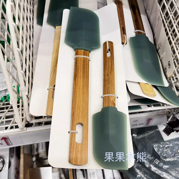 IKEA宜家 贝可瑞丁烘培刮刀硅胶搅拌刮刀耐高温厨房烘焙工具刮板