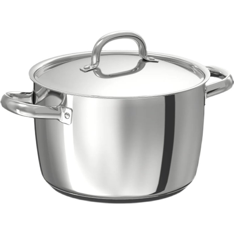 IKEA宜家欧巴丽带盖汤锅三层底不锈钢包邮蒸锅电磁炉燃气通用特价