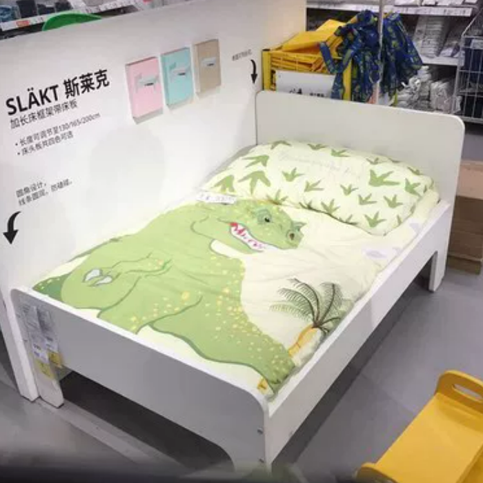 IKEA宜家 斯莱克可加长床架儿童床伸缩床小户型单人床特价