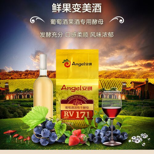 安琪葡萄酒果酒活性干酵母RV171