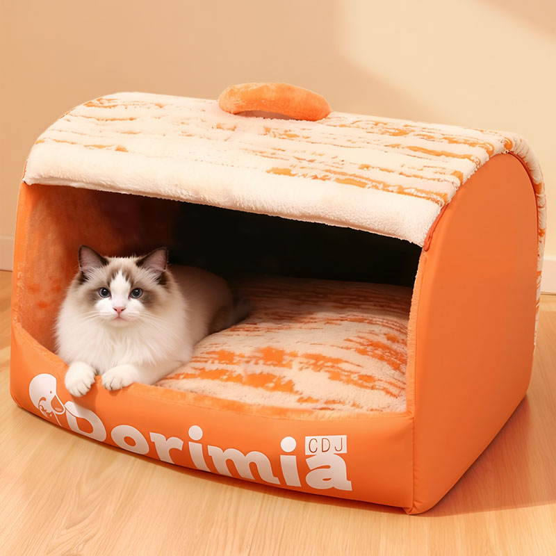 猫窝冬季保暖猫房子加厚猫床