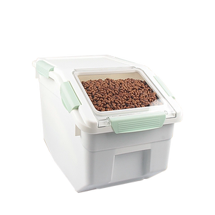 狗粮盒密封猫粮盒子装狗粮的存储桶防潮储存罐收纳箱子宠物储粮桶