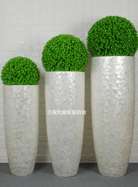玻璃钢树脂落地大花瓶厂家直销