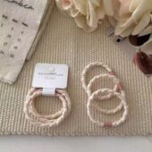 韩系新款 斜纹发饰百搭高弹力发圈女扎头发绳高马尾橡皮筋头饰发绳