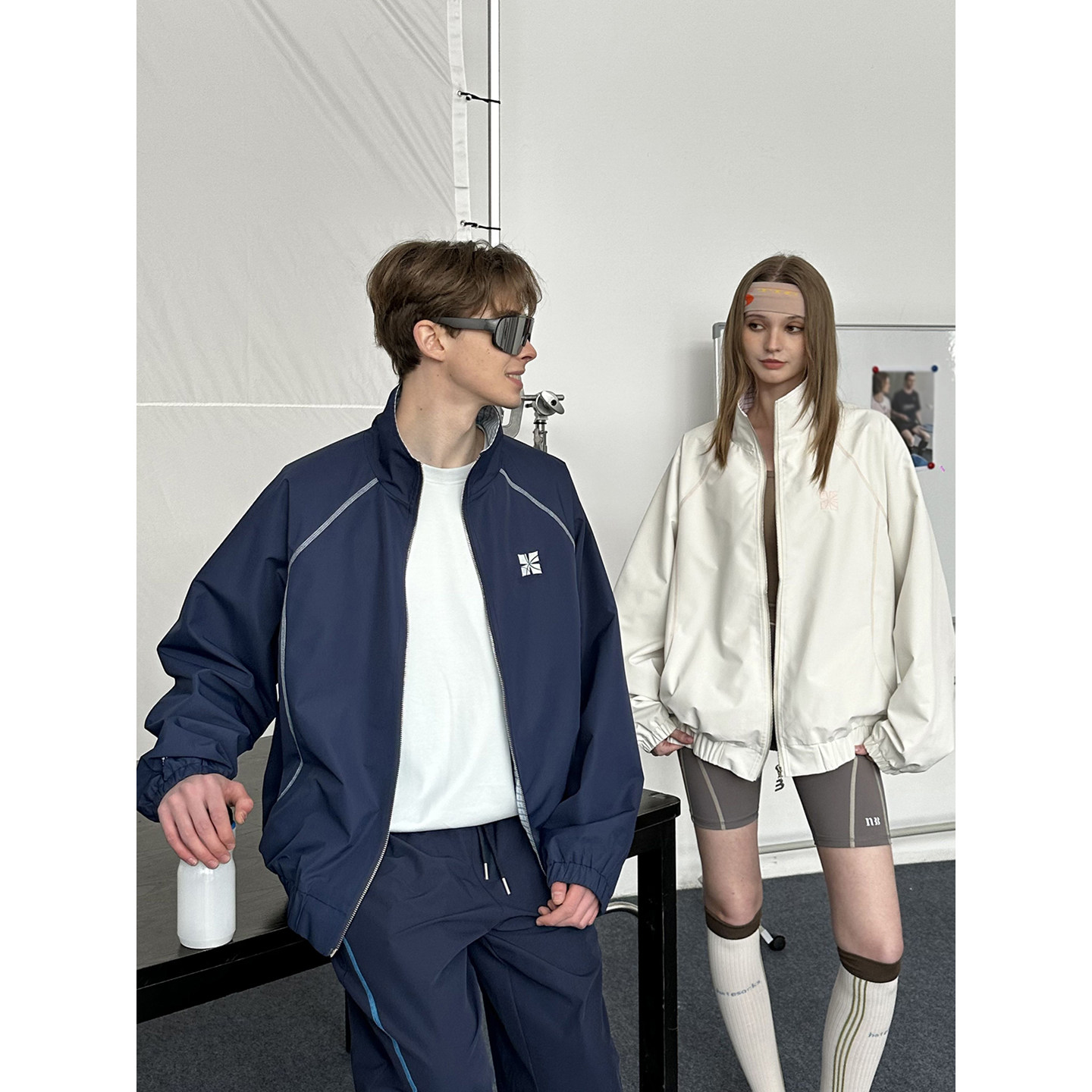 【郝熠然同款】MANYSTON美式情侣休闲夹克春季潮牌棒球服运动外套