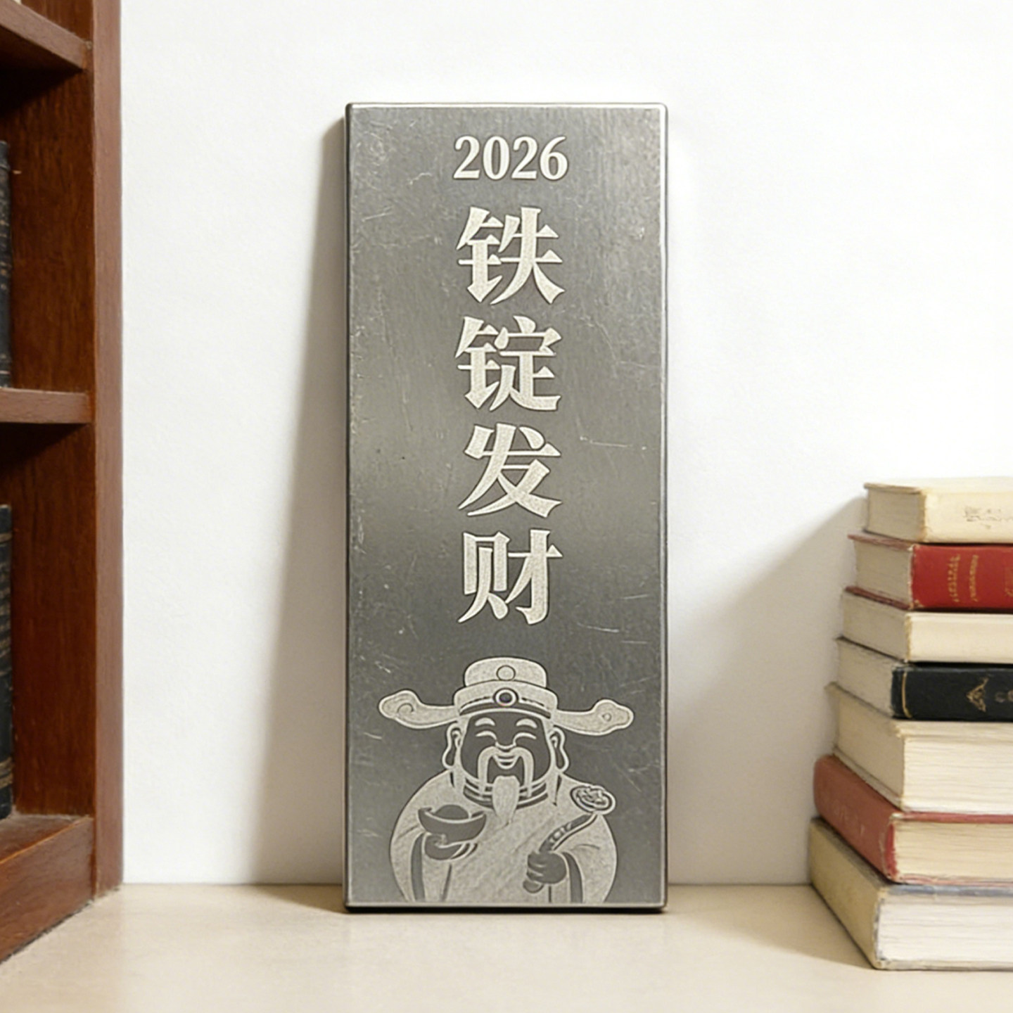 铁锭发财装饰桌面摆件创意纪念收藏送礼品礼物开业摆件
