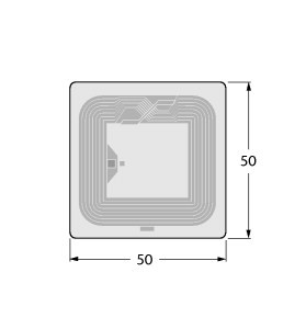 B128 数据载体 13.56MHZ ISO15693 L50