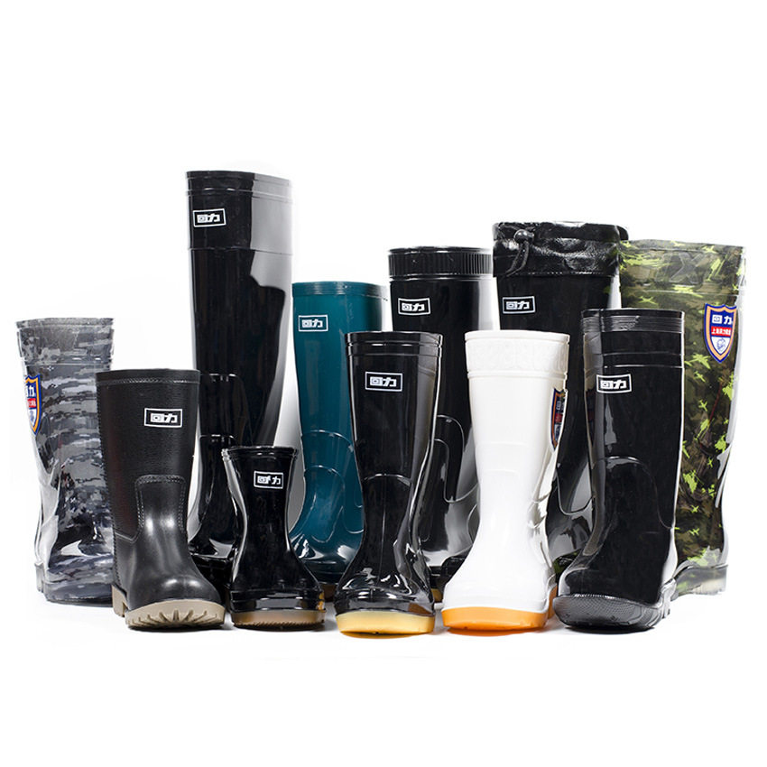 上海回力男女雨鞋外穿防寒加绒防滑套鞋厨房防水高筒水鞋保暖雨靴