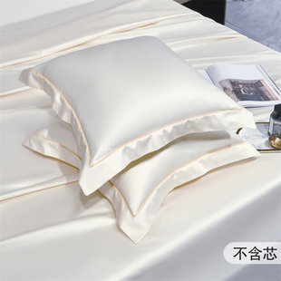 100支全棉贡缎靠垫套子床上卧室床头靠枕抱枕套纯棉450 60 65靠背