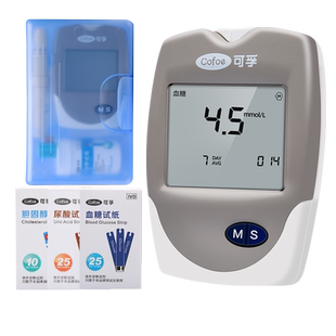 cofoe可孚血糖胆固醇尿酸测试仪三合一试纸条检测仪家用血脂痛风