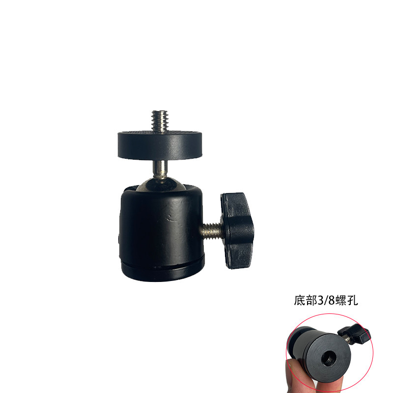 범용 금속 팬|틸트 휴대 전화 클립 액세서리 삼각대 라이브 방송 SLR 카메라 팬|틸트 360도 회전 브래킷