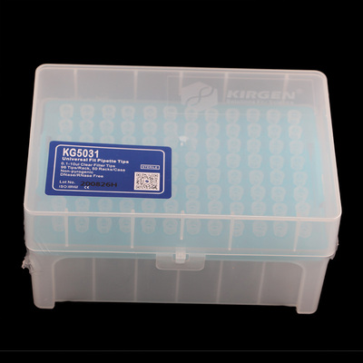 KIRGEN科进10ul带滤芯吸头移液器枪头 盒装灭菌 96支/盒 KG5031
