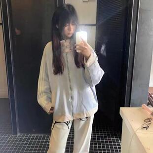 美式复古夹克外套女2025春季新款韩版小个子设计感宽松棒球服上衣