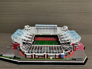 皇马伯纳乌巴萨诺坎普足球场模型ac米兰立体拼图世界杯男生日礼品