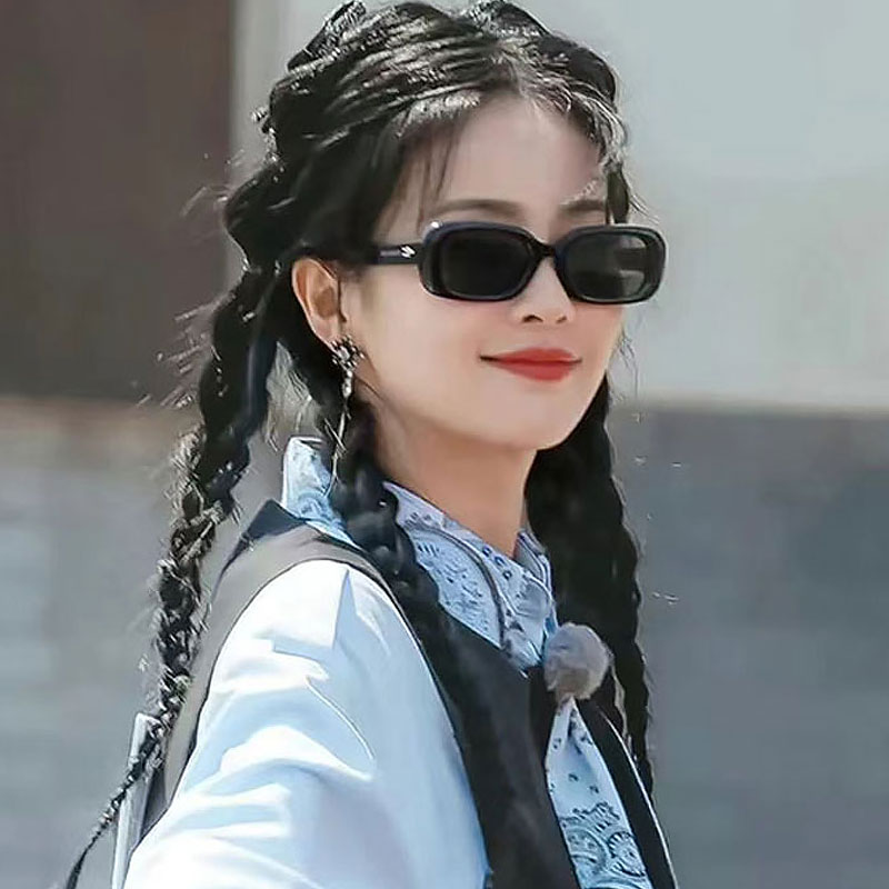 时髦方框墨镜遮阳驾驶镜防紫外线