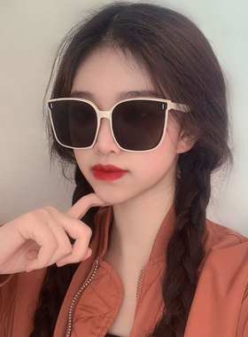 防紫外线偏光墨镜方框优雅显脸小