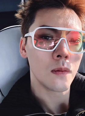 连体墨镜户外骑行镜遮阳防紫外线