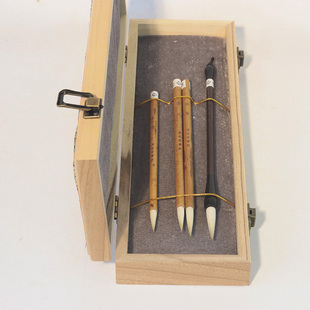 淳安堂笔庄毛笔李小平制笔柔韧相宜飞絮金风玉露纯羊毫软毫毛笔