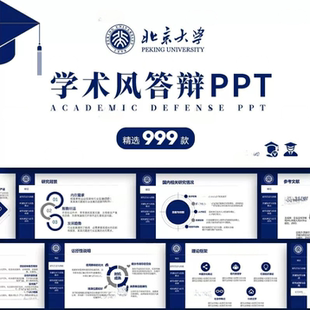 学术汇报ppt模板高级感毕业答辩导航栏开题报告研究生本科研简约