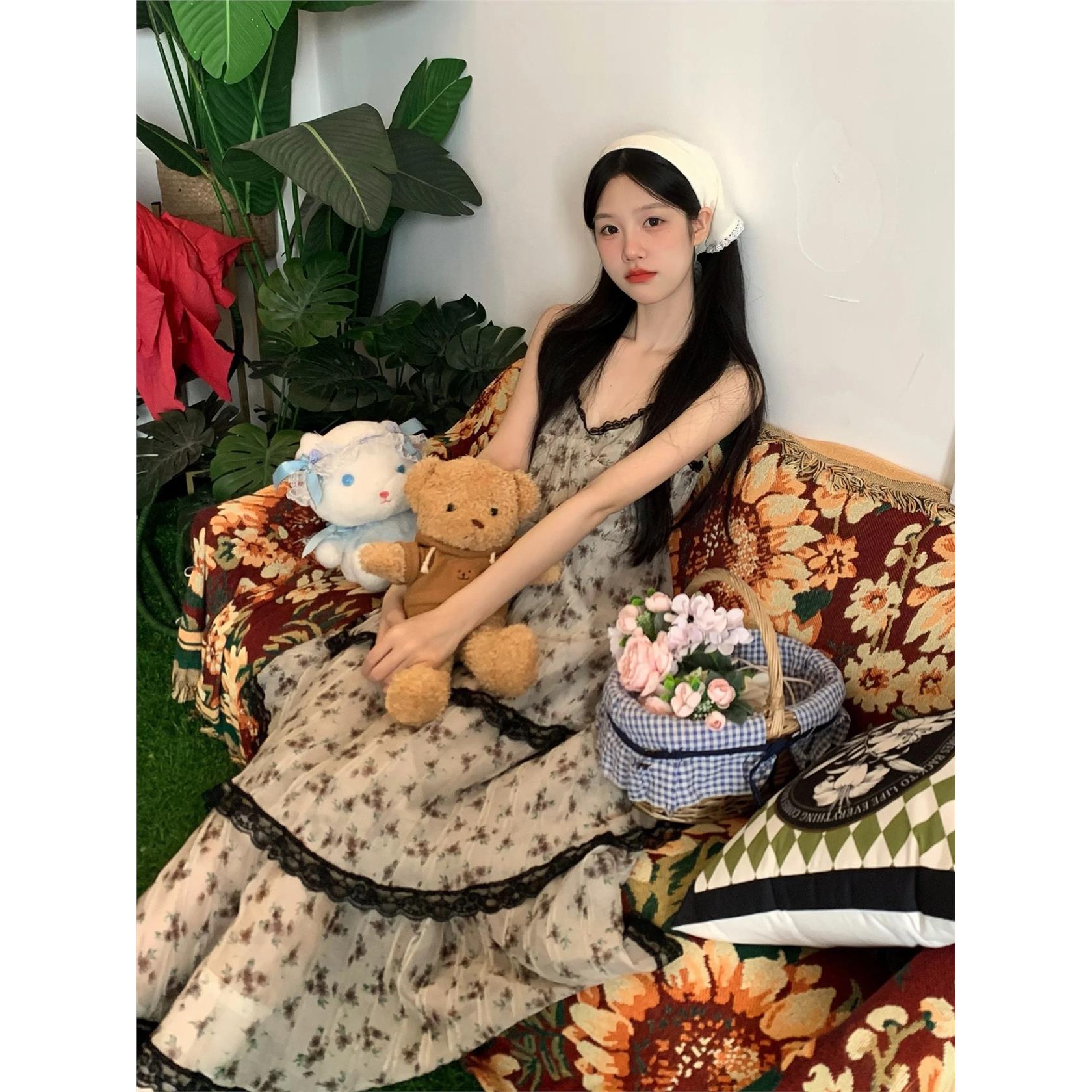 法式甜美穿搭蕾丝花边拼