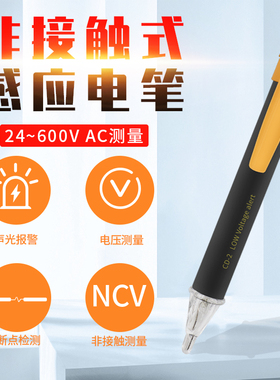 滨江CD1 2交流电压感应验电笔 非接触式测电笔高级试电笔声光提示