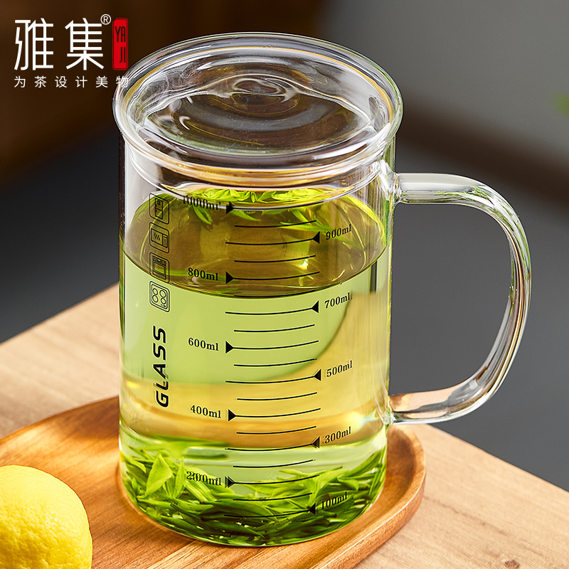 雅集吨吨桶高硼硅玻璃杯